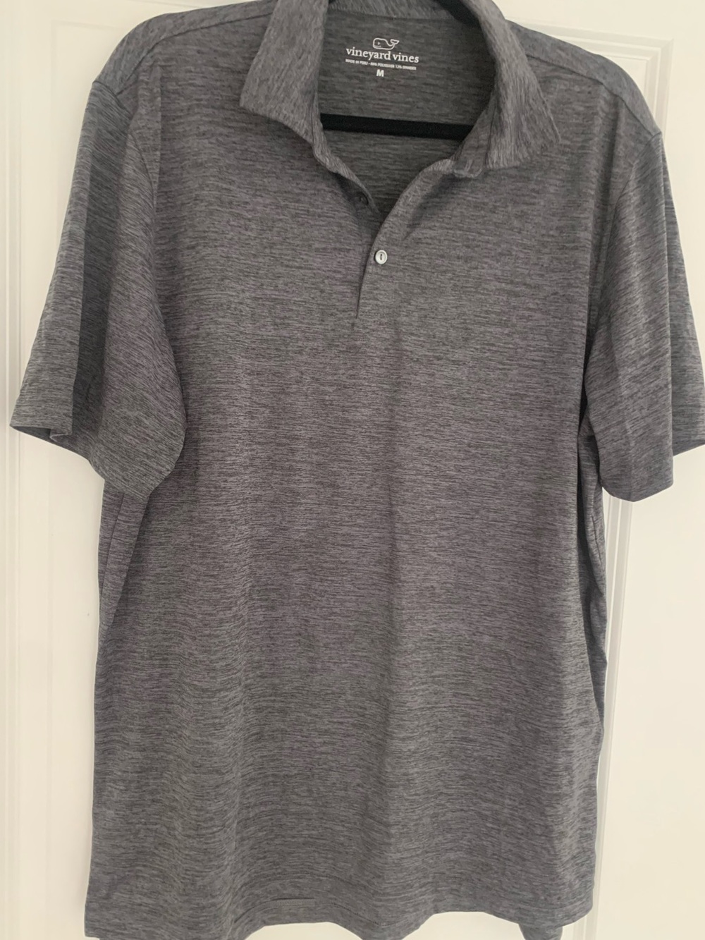 Vineyard Vines Men's Heather Gray Polo